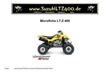 Microfiche LT-Z 400 - SuzukiLTZ400.de