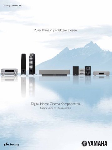 Purer Klang in perfektem Design. Digital Home Cinema Komponenten.