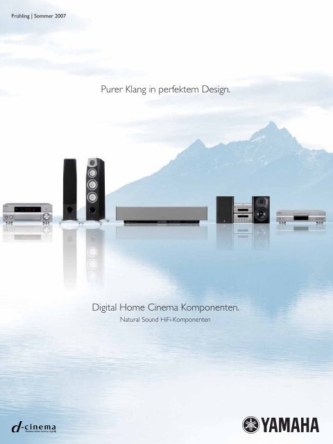 Purer Klang in perfektem Design. Digital Home Cinema Komponenten.