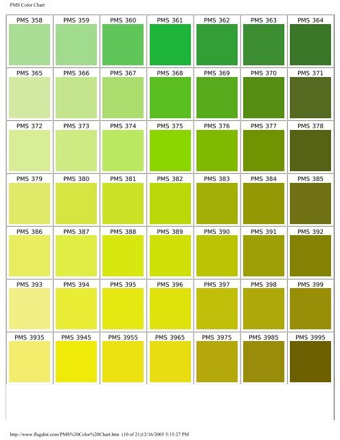 Pms Color Chart Download