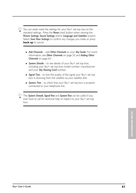 Sky+ User's Guide - Astra 2D