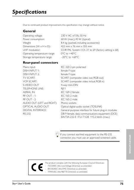 Sky+ User's Guide - Astra 2D