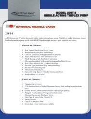 200t-5 model 200t-5 single acting triplex pump - Rotating Right
