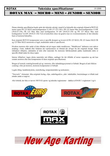 ROTAX MAX â€“ MICRO â€“ MINI â€“ JUNIOR â€“ SENIOR - HL Kart Racing