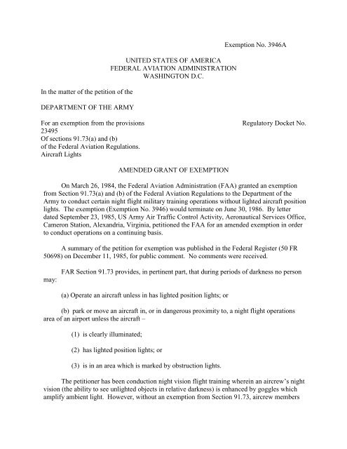 3946A United States Army Aeronautical Services Agency U S Army