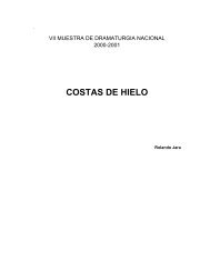 Descargar (PDF) - XV Muestra de Dramaturgia Nacional