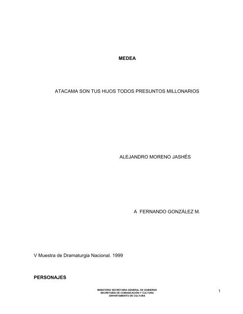 Descargar (PDF) - XV Muestra de Dramaturgia Nacional