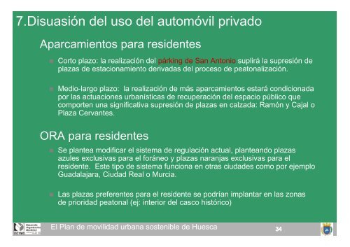 Plan Movilidad - Ayuntamiento de Huesca