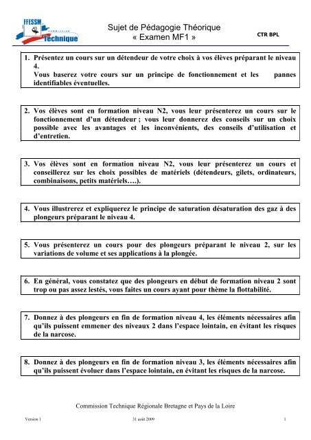 Sujets de péda théorique MF1 format PDF 26 - Commission ...