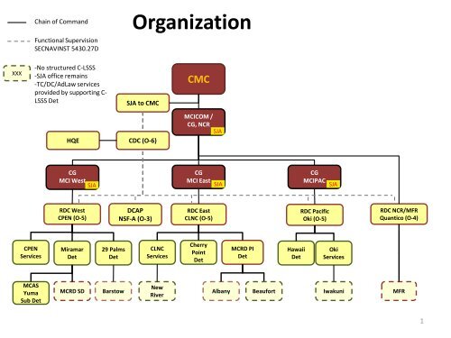 DSO Organizational Chart