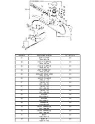 number part name-honda# qty needed 01 switch, stop 35350-300 ...