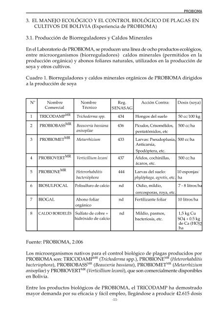 tabla de contenido