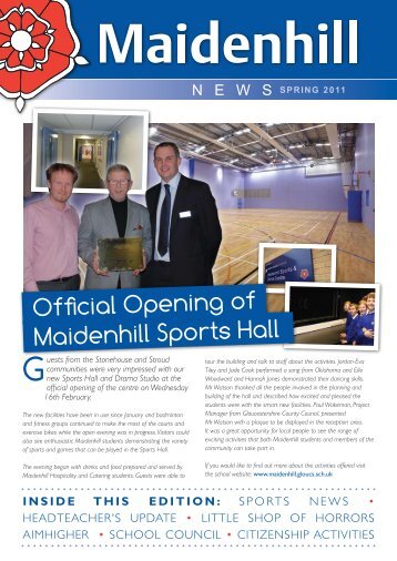 Spring 2011 Newsletter - Maidenhill School