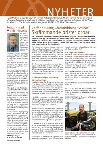 NYHETER - Fonus