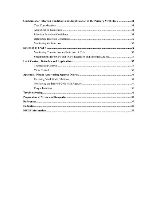 Manual: AdEasy Adenoviral Vector System - UCLA Human Genetics