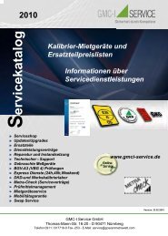 Kalibrierpreise - Gmci-service.com