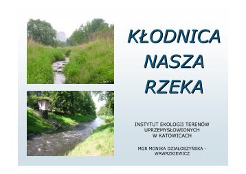 KÅodnica mojÄ rzekÄ - Instytut Ekologii TerenÃ³w UprzemysÅowionych