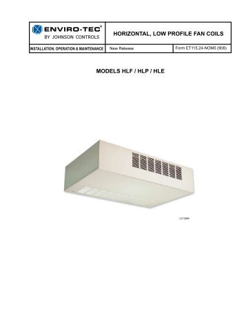 HL Horizontal Low Profile Fan Coil Unit - Enviro-Tec