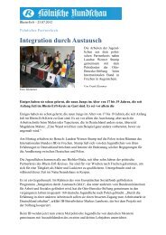 Integration durch Austausch - Otto Benecke Stiftung eV