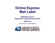 Online Express Mail Label