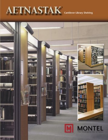to view our brochure on Montel Aetnastak cantilever library shelving.