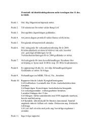 Protokoll vid distriktsdelegationens mÃ¶te torsdagen ... - HGF Syd-Ost