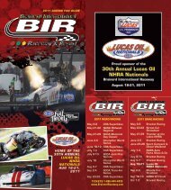 30th Annual Lucas Oil NHRA Nationals - Central  Roadracing ...