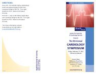 CArdioLogy SympoSium - Health First