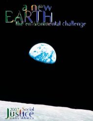 A New Earth: An Environmental Challenge - Catholic Earthcare ...