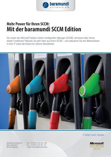 Mit der baramundi SCCM Edition - A+E Informatik GmbH