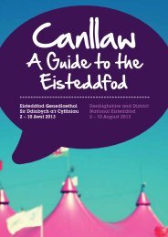 Canllaw - Eisteddfod Genedlaethol Cymru