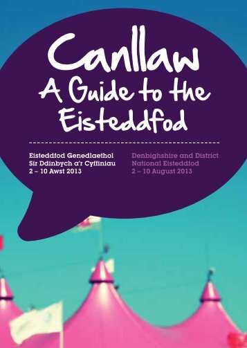 Canllaw - Eisteddfod Genedlaethol Cymru