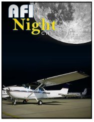 Night Checkout Student Training Syllabus - Fly AFI