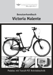 Benutzerhandbuch Victoria Malente - Victoria E-Räder