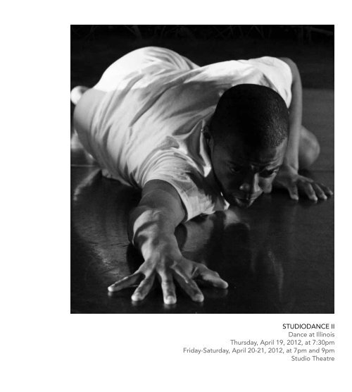 Dance At Illinois Thursday, april 19, 2012, At - Krannert Center for ...