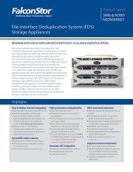 (FDS) Storage Appliances - FalconStor