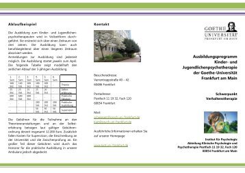 Vorlage Flyer 3-spaltig - Ausbildungsprogramm Kinder - Goethe ...