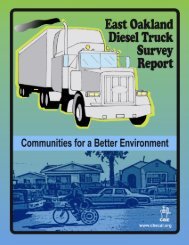 Report on Diesel Truck Study - Communities for a Better Environment