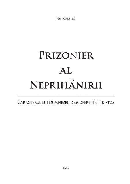 Prizonier al NeprihÄƒnirii - gsm1888.ro