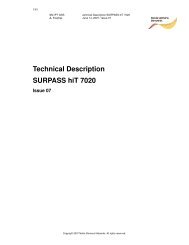 Technical Description SURPASS hiT 7020