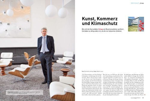 Kunst, Kommerz und Klimaschutz - Neue Energie