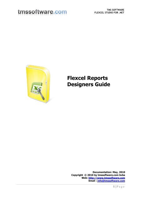 Flexcel Reports Designers Guide - TMS Software