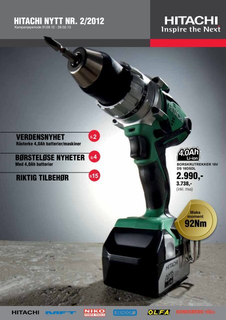 HITAcHI NYTT NR. 2/2012 - Lager Systemer AS