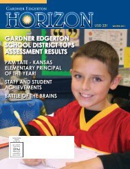 Horizon, Winter 2011 - USD 231 - Gardner-Edgerton School District