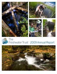 2009 Annual Report - The Freshwater Trust