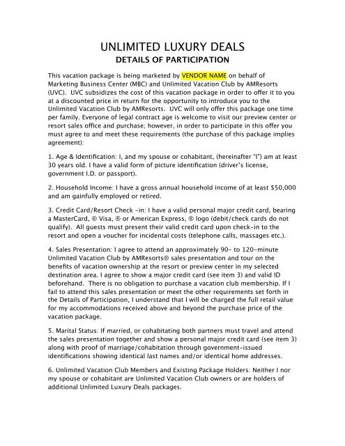 Mbc Vendor Details Of Participation English We Have