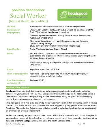 Social Worker - Headspace