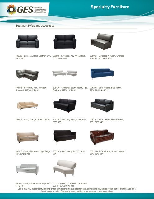 Specialty Furniture - Ges.com