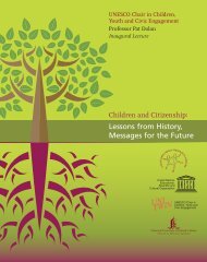 Launch brochure - UNESCO Child and Family Research Centre