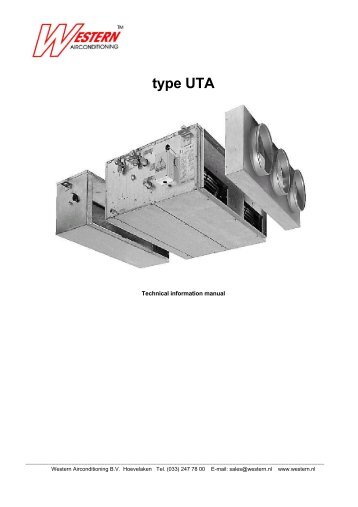 type UTA - Western Airconditioning BV